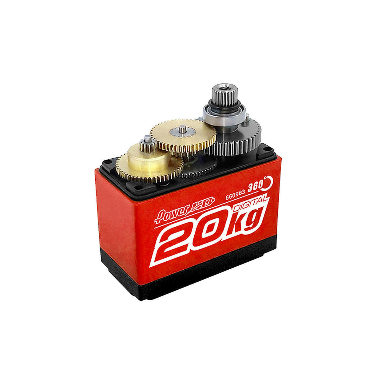 Servo Digital 20kg pour Voitures 1/8 et 1/10 - Power HD LF-20MG - Breizh Modélisme.