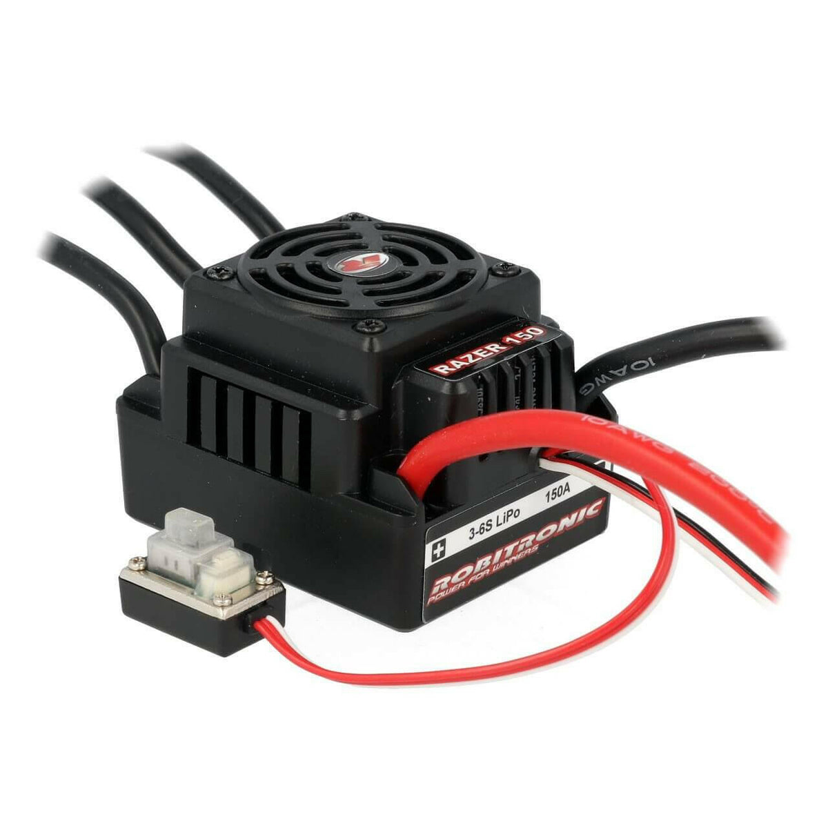 Variateur Brushless 1/8 Razer Huit 150A / 3-6S - R01223 - Breizh Modélisme.