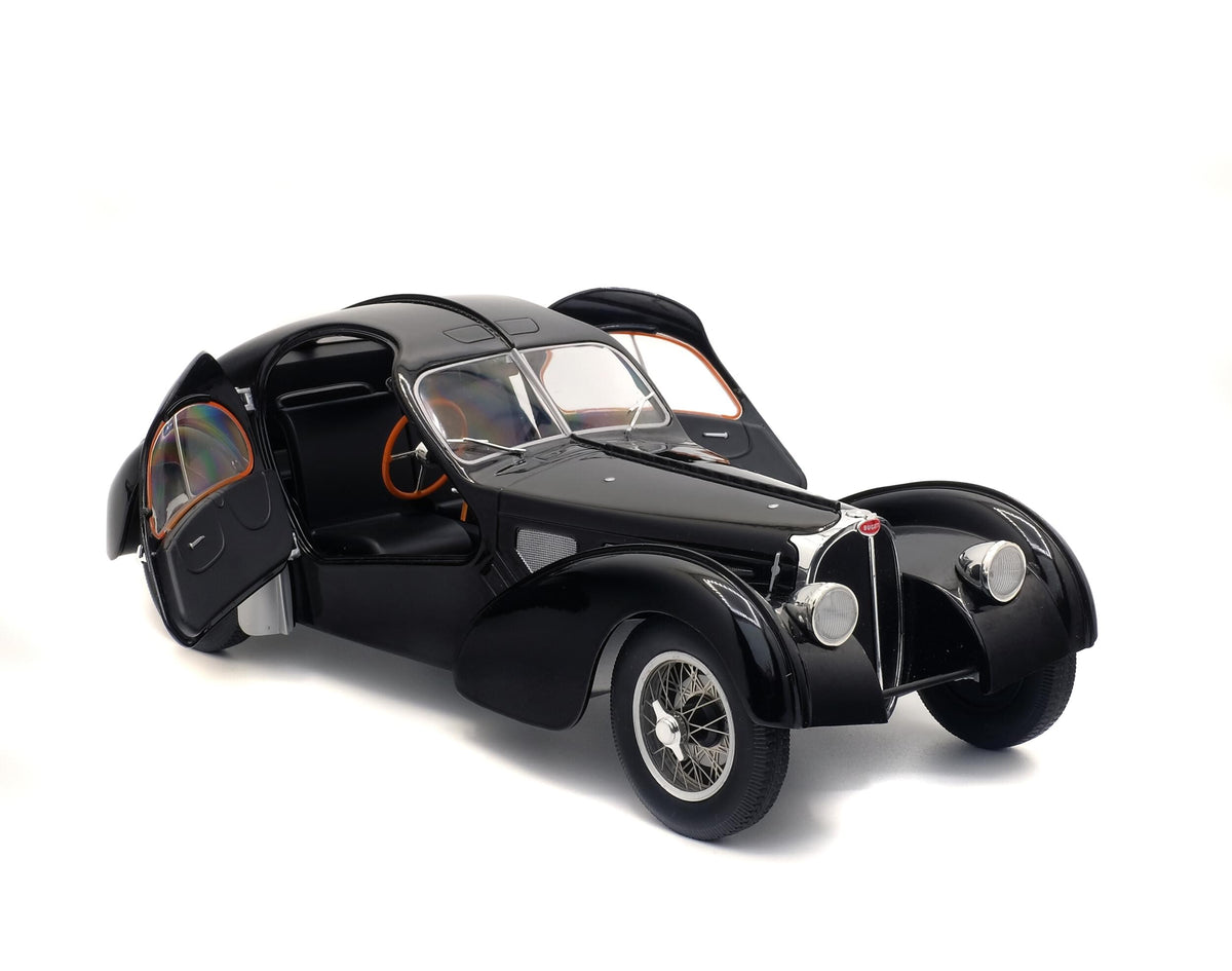 Solido S1802101 Voiture miniature collection 1/18 Bugatti Type 57 SC Atlantic noir – 1937