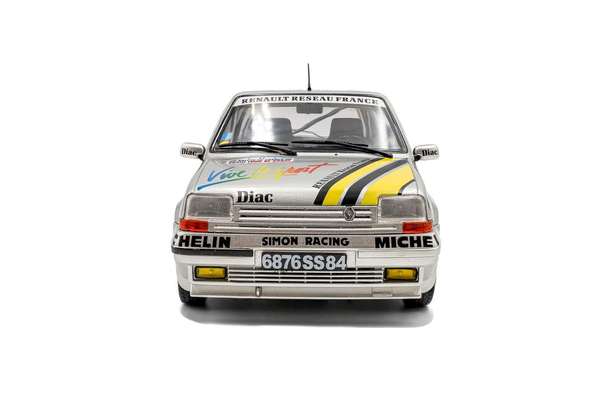 Solido S18100005 Voiture miniature collection 1/18 Renault 5 GT Turbo MK2 – Tour de Corse – 1989 – #17 A.Oreille