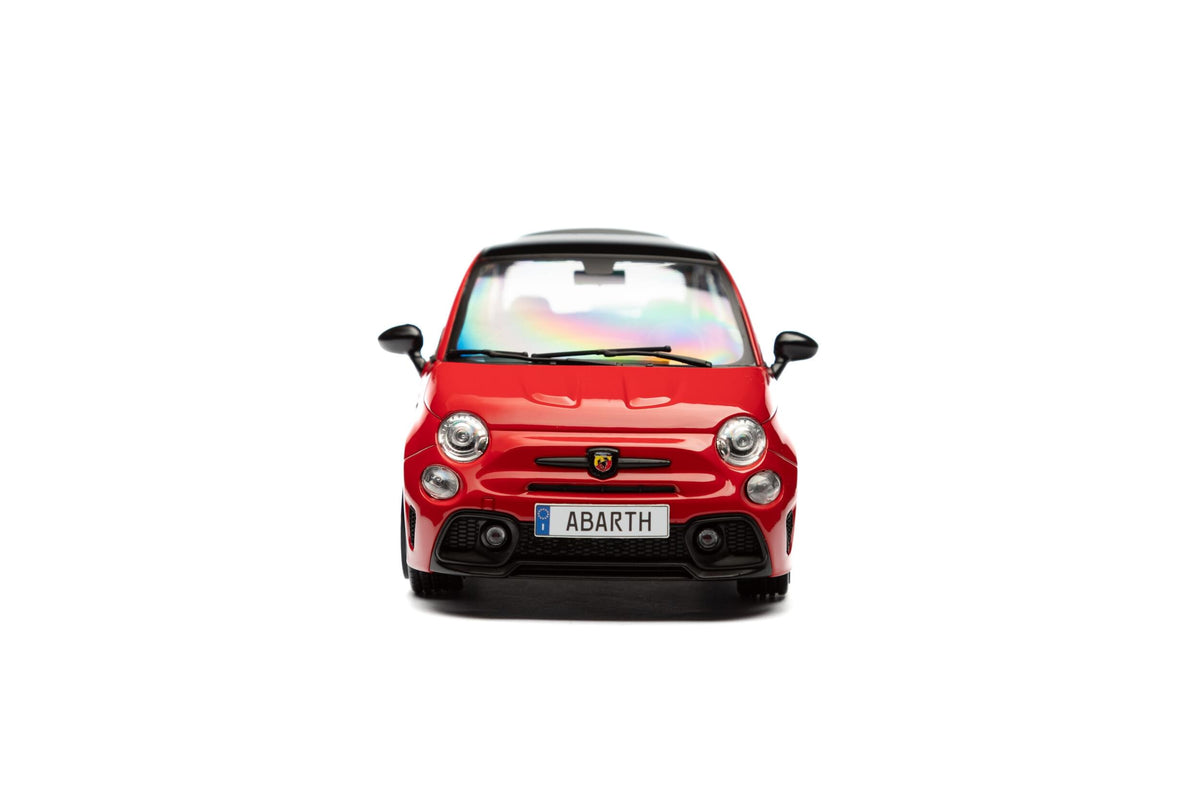 Solido S1811304 Voiture miniature collection 1/18 Fiat F595 Abarth rouge 2023 - Breizh Modélisme.