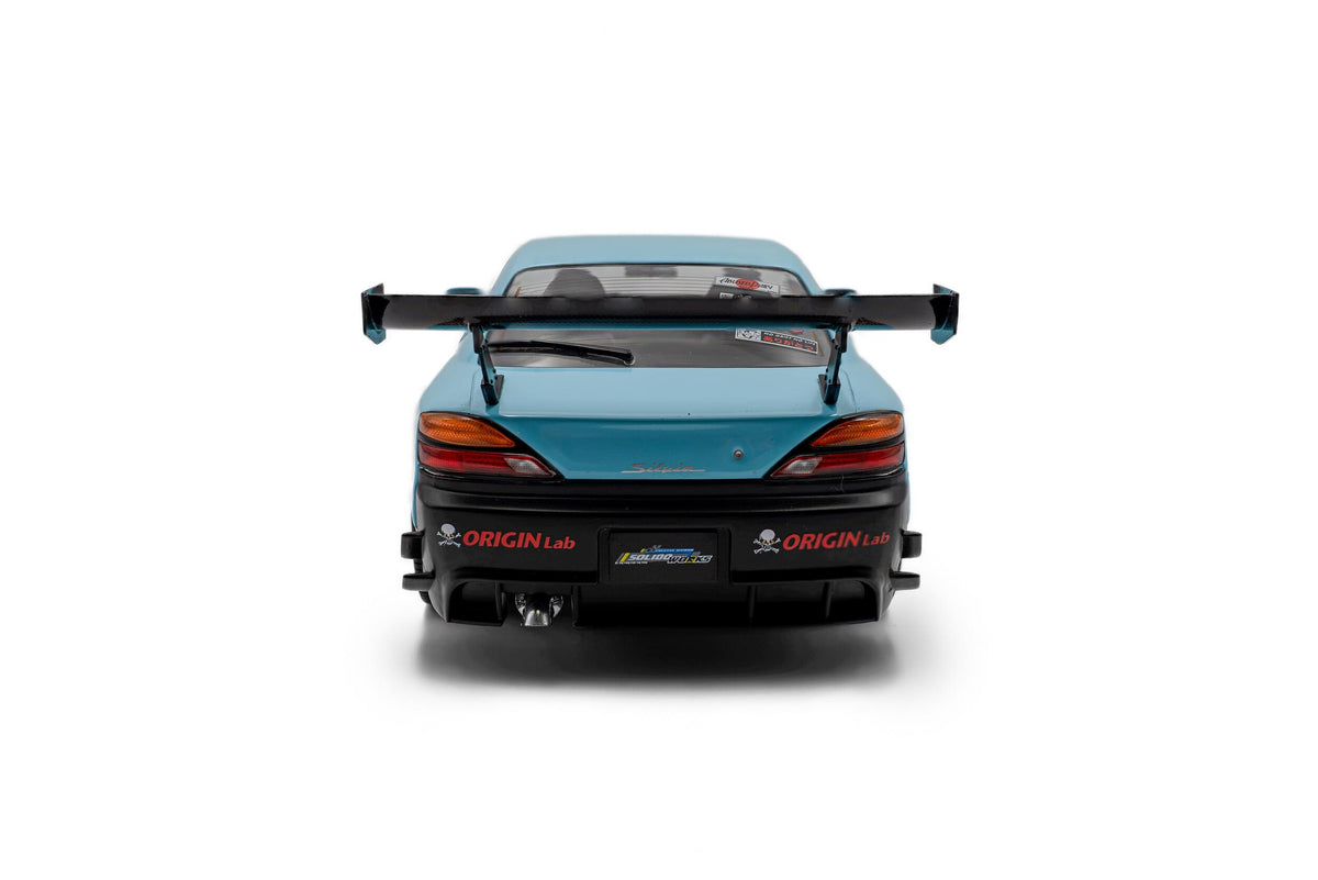 Solido S1812204 Voiture miniature collection 1/18 Nissan Silvia (S15) Spec-R Aero baby blue 1999 - Breizh Modélisme.