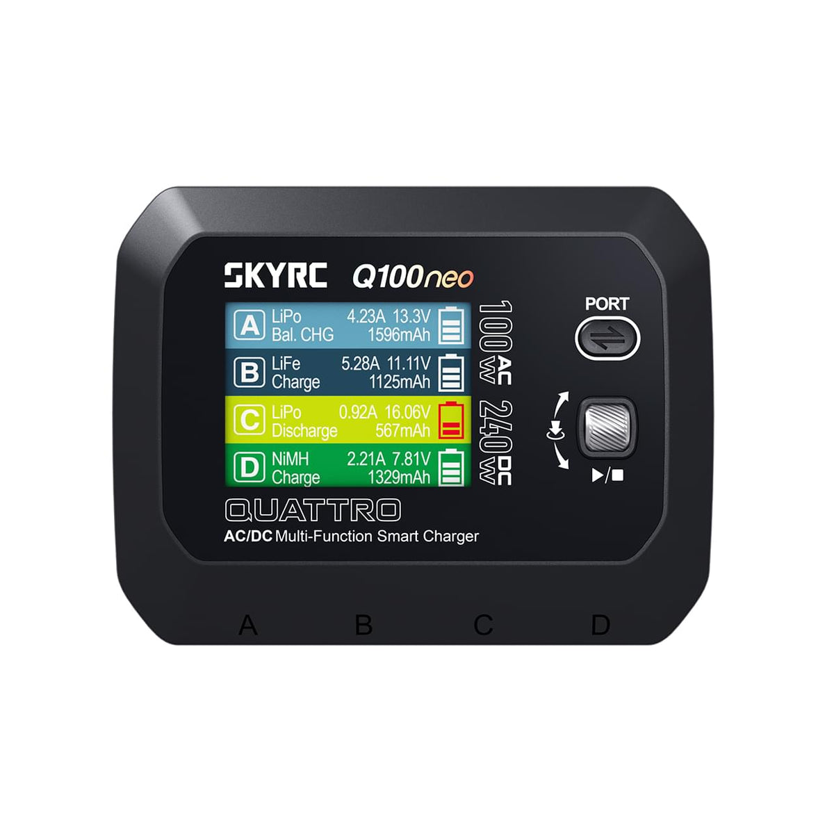 Chargeur SkyRC Q100 Neo LiPo 1-4s 6A 100W AC - 100223-01