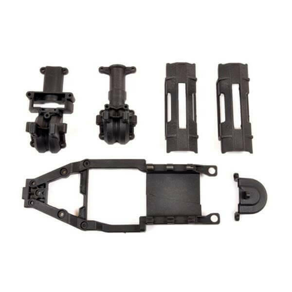 Châssis sup. + couvercle batterie - T2M T4933/02 - Breizh Modélisme.