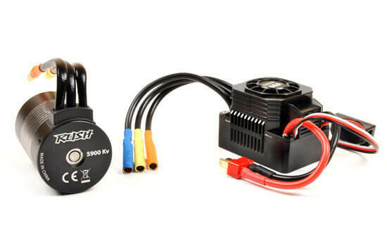 Combo moteur brushless 1/10 Piste 5900KV T2M T4900759 Axe 3,175mm - Breizh Modélisme.