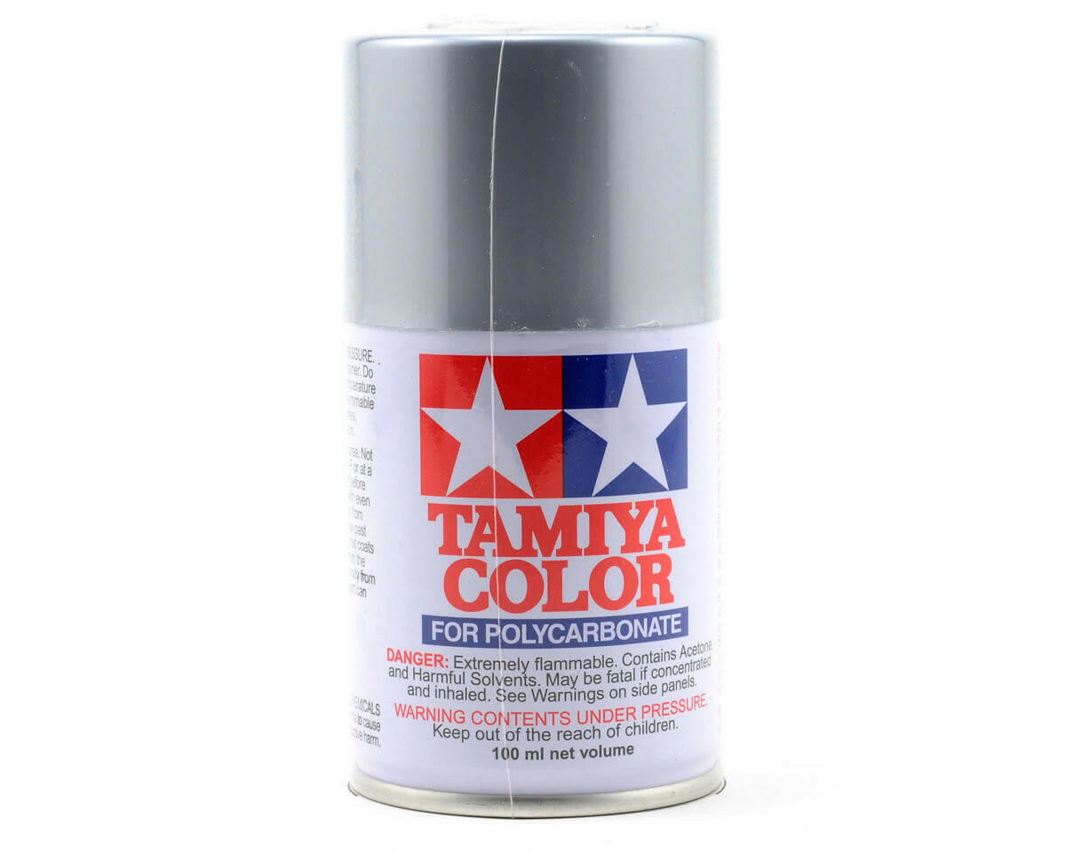 Peinture Lexan PS-48 argent metal - Tamiya 86048 - Breizh Modélisme.