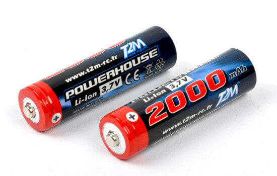 T2M Batteries Li-Ion 3,7V 2000mah T2M Pirate Booster T4933/19 - Breizh Modélisme.