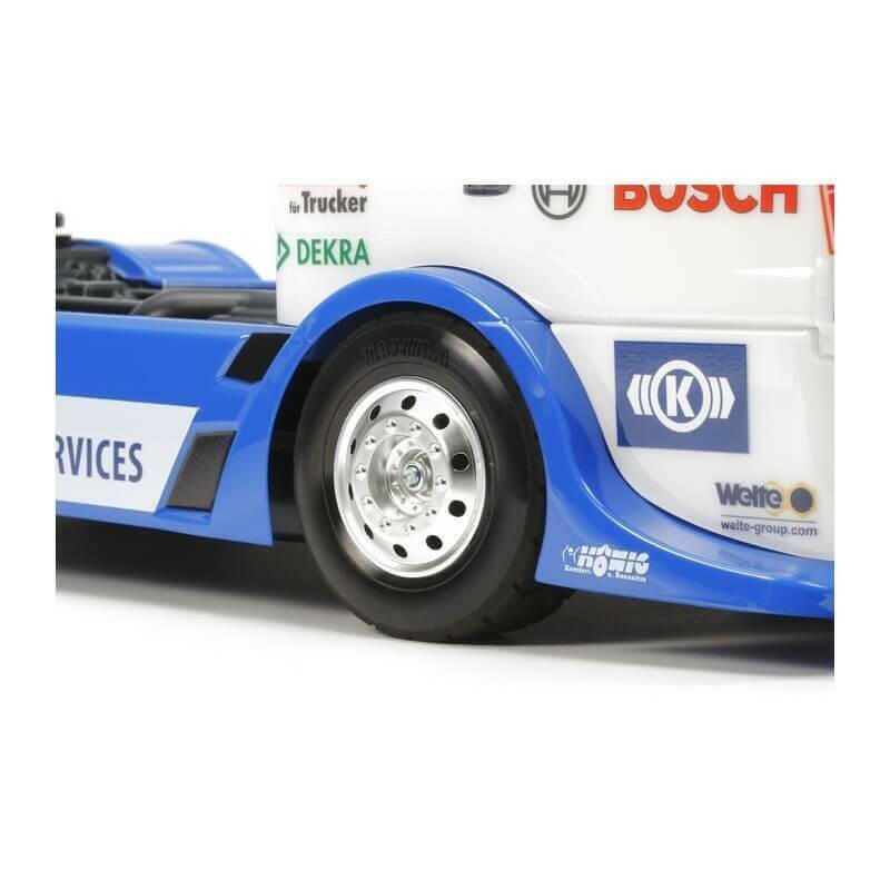 Camion RC MAN TGS Team Hahn Racing - Tamiya 58632 - Breizh Modélisme.