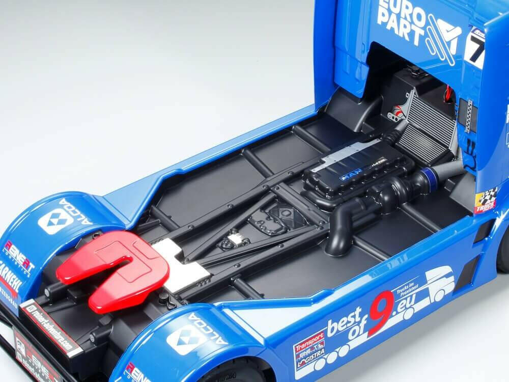 Camion RC MAN TGS Team Reinert Racing - Tamiya 58642 - Breizh Modélisme.