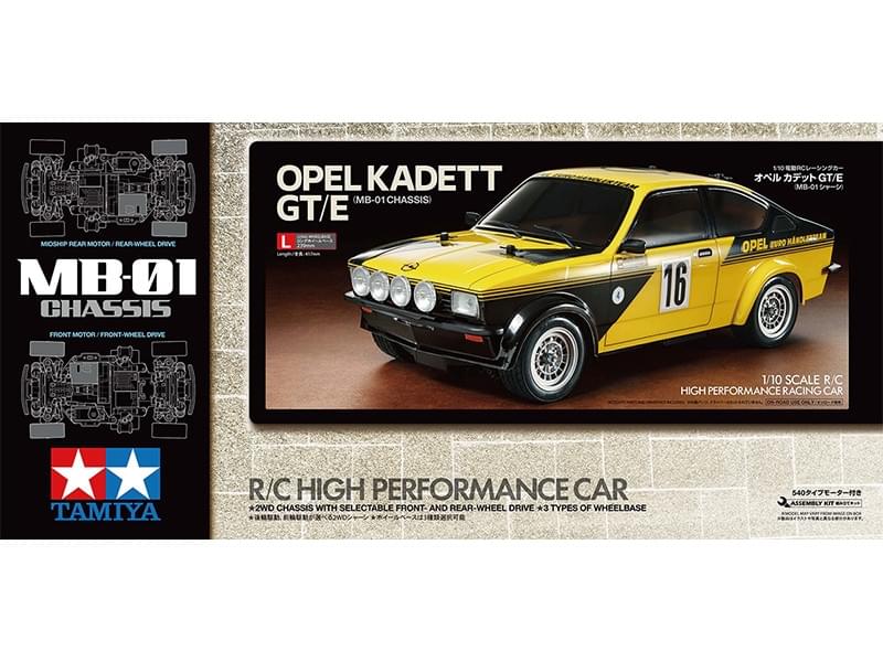 Tamiya Opel Kadett GT/E MB01 - 58729 - Breizh Modélisme.