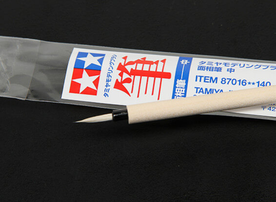 Outillage Maquette Pinceau pointu moyen - Tamiya 87016 - - Breizh Modélisme.