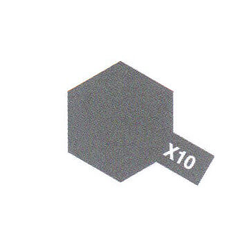 Peinture Acrylique Maquette X10 Gris Acier brillant - Tamiya 81510 - - Breizh Modélisme.