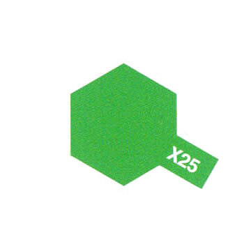 Peinture Acrylique Maquette X25 Vert translucide - Tamiya 81525 - - Breizh Modélisme.