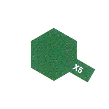 Peinture Acrylique Maquette X5 Vert brillant - Tamiya 81505 - - Breizh Modélisme.