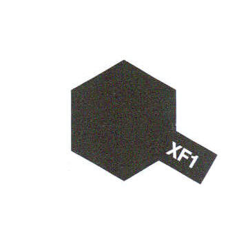 Peinture Acrylique Maquette XF1 Noir mat - Tamiya 81701 - - Breizh Modélisme.