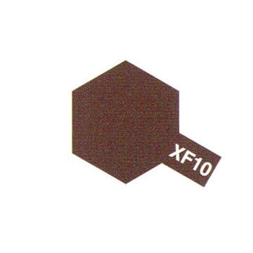 Peinture Acrylique Maquette XF10 Brun mat - Tamiya 81710 - - Breizh Modélisme.