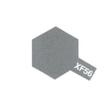 Peinture Acrylique Maquette XF56 Gris Métal mat - Tamiya 81756 - - Breizh Modélisme.