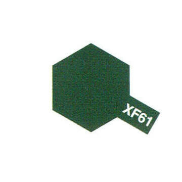 Peinture Acrylique Maquette XF61 Vert Foncé mat - Tamiya 81761 - - Breizh Modélisme.