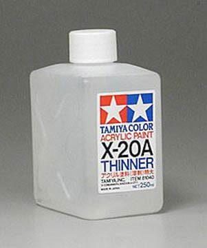 Peinture Maquette Diluant Acrylique XL 250ml - Tamiya 81040 - - Breizh Modélisme.