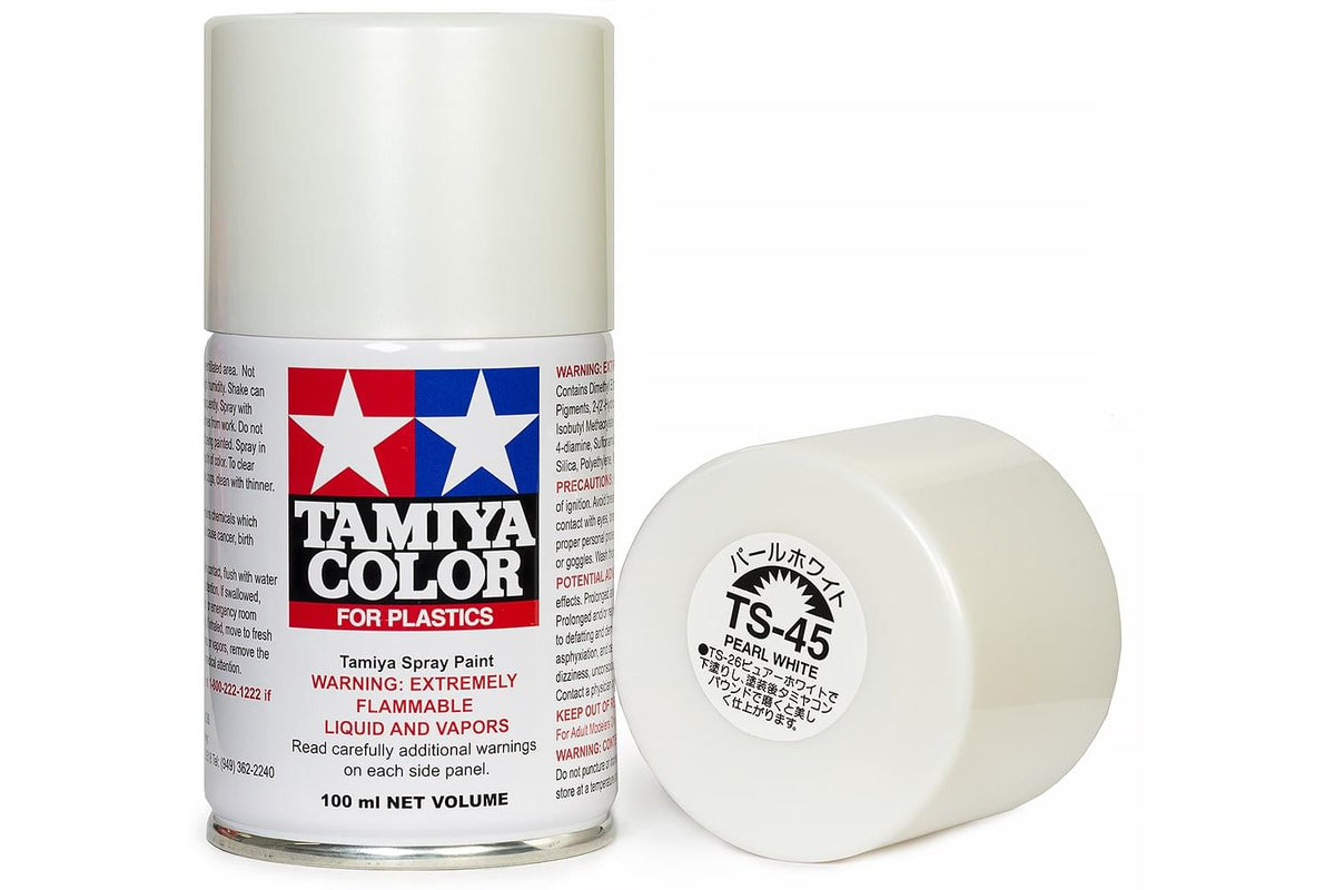 Peinture Maquette TS45 Blanc nacre - Tamiya 85045 - - Breizh Modélisme.