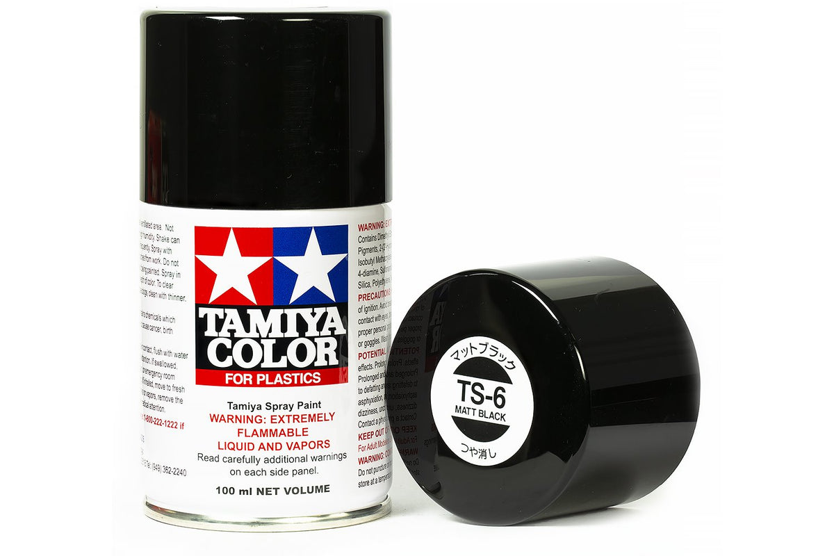 Peinture Maquette TS6 Noir mat - Tamiya 85006 - - Breizh Modélisme.