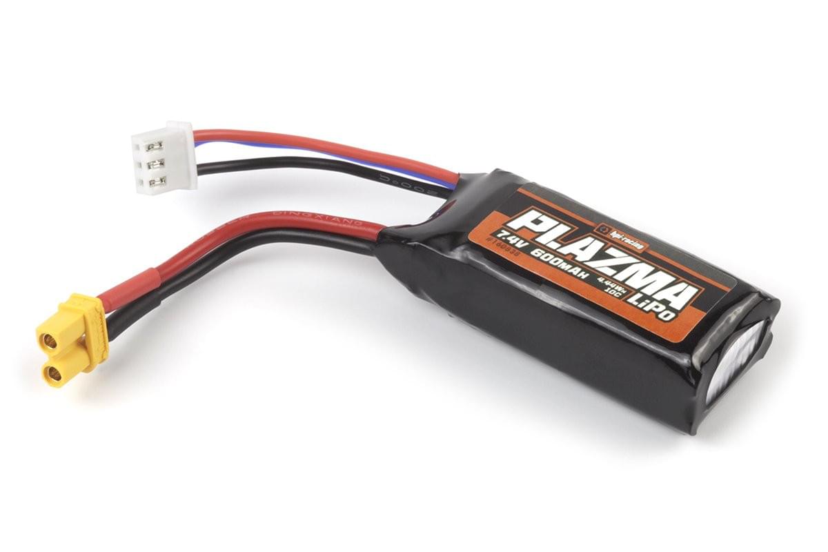 Batteries LiPo Plazma 2S 7,4V 600mAh 10C HPI Racing - HP160838 - Breizh Modélisme.