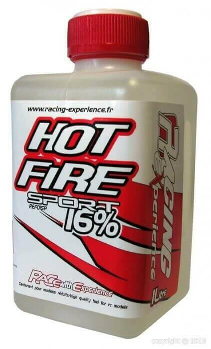 Carburant Voiture Thermique Sport 16% (Bidon 1 Litre) (Conforme CE 2019-1148) - Breizh Modélisme.