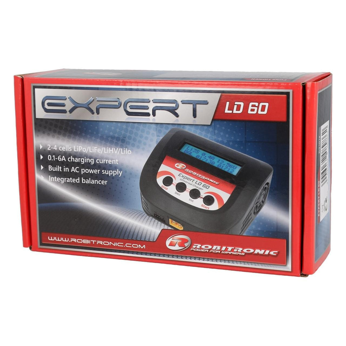 Chargeur LiPo 2-4s 6A 60W Multifonction - Breizh Modélisme.