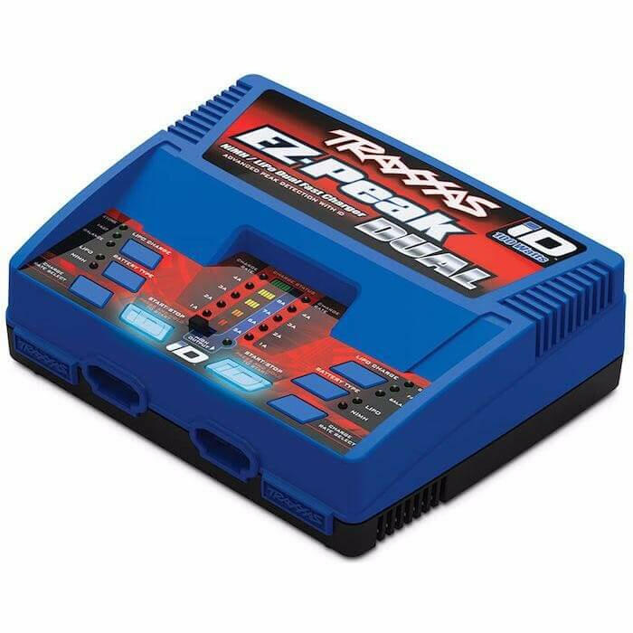 Combo Chargeur Traxxas 2990 avec 2 Batteries Lipo 3S 11.1V 5000mAh - Breizh Modélisme.