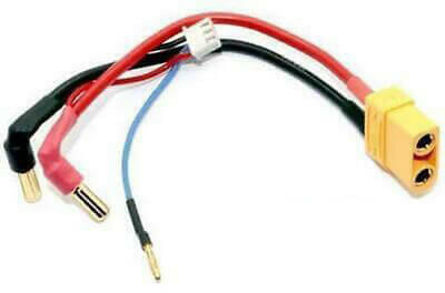Cordon de charge PK 4mm / XT60 pour batterie Lipo - Breizh Modélisme.