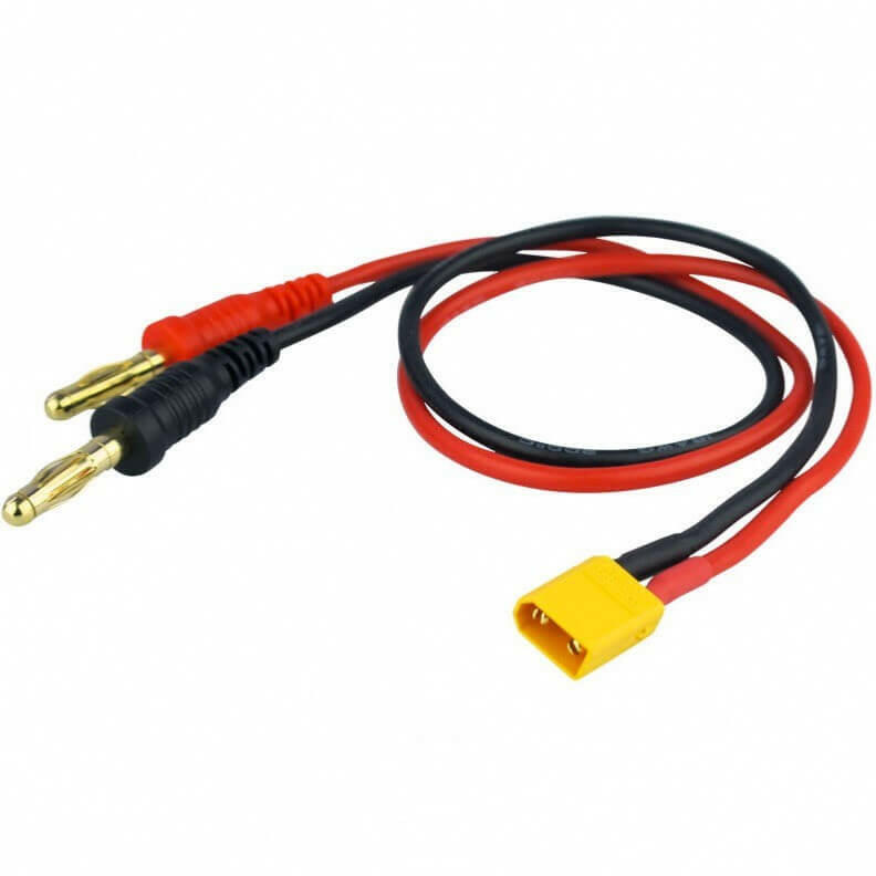Cordon de charge XT30 - 30cm - Breizh Modélisme.