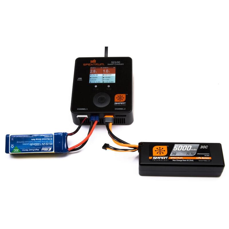Spektrum Accu lipo Smart 11.1v 2200mah 30C IC3 - SPMX22003S30 - Breizh Modélisme.