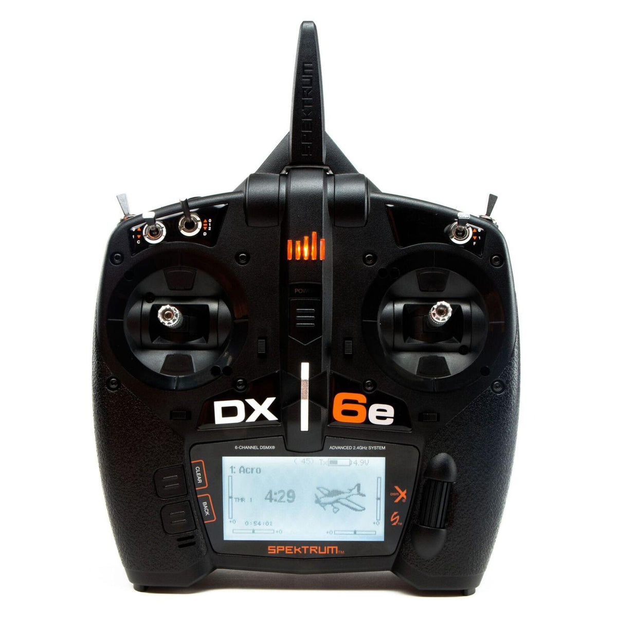 Spektrum Radio DX6e 6 Voies Seule SPMR6655EU - Breizh Modélisme.