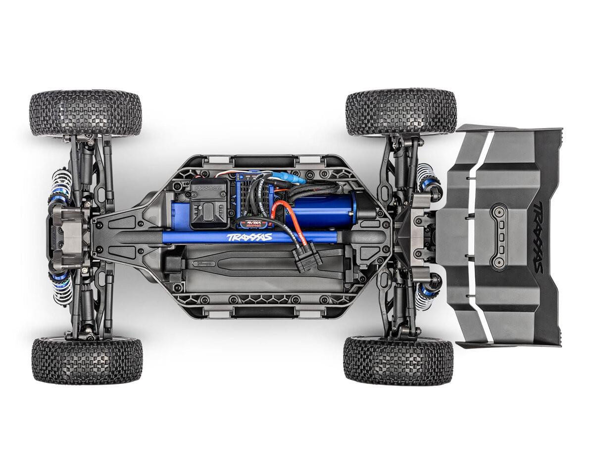 Traxxas Buggy 1/8 Jato 4x4 VXL RTR 90386-4 bleu - Breizh Modélisme.