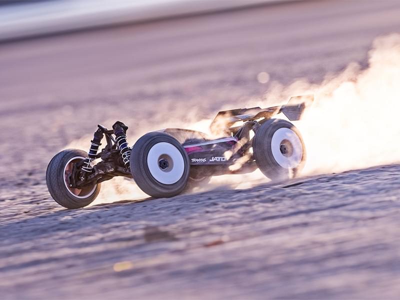 Traxxas Buggy 1/8 Jato 4x4 VXL RTR 90386-4 rose - Breizh Modélisme.