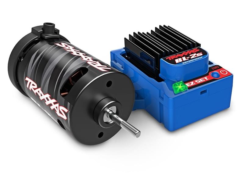 Traxxas Mini Maxx BL-2S - bleu 107154-1 - Breizh Modélisme.