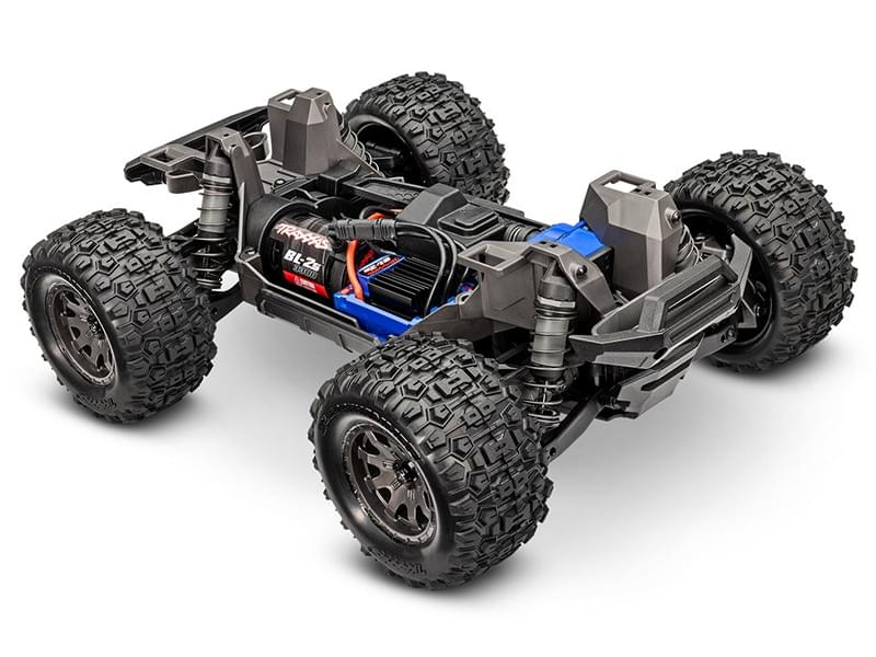 Traxxas Mini Maxx BL-2S - bleu 107154-1 - Breizh Modélisme.