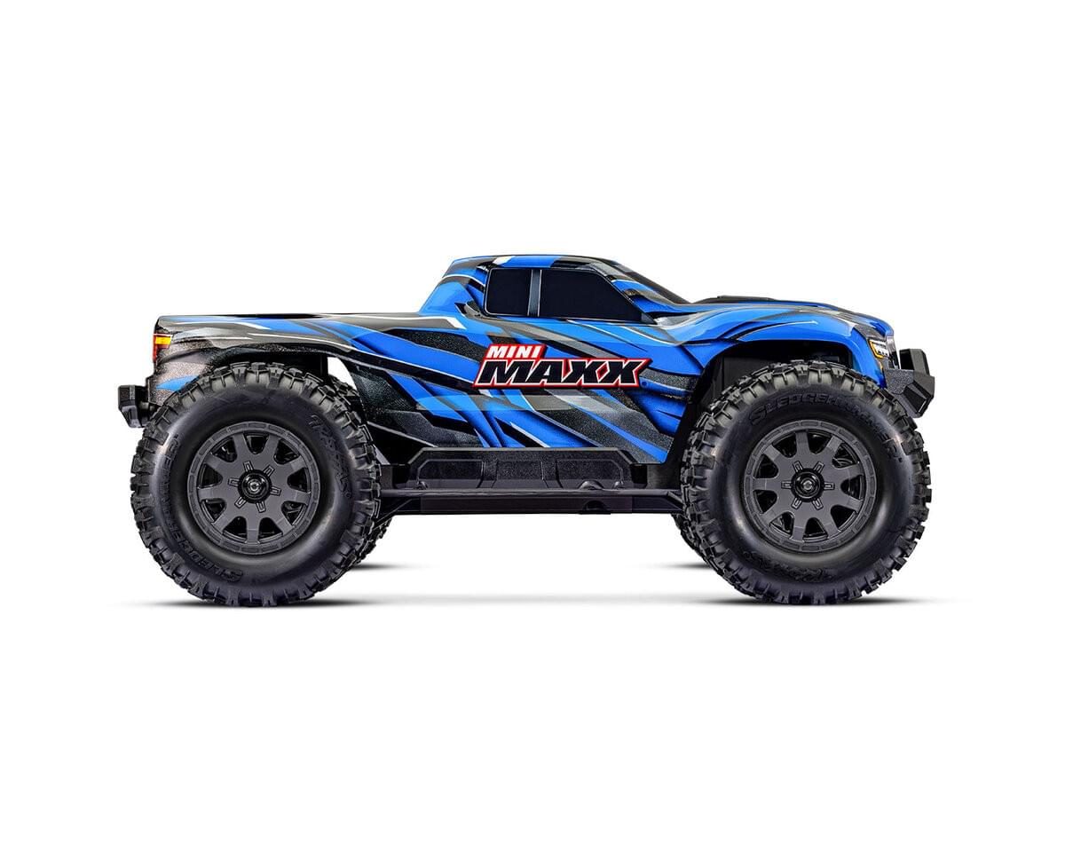 Traxxas Mini Maxx BL-2S - bleu 107154-1 - Breizh Modélisme.