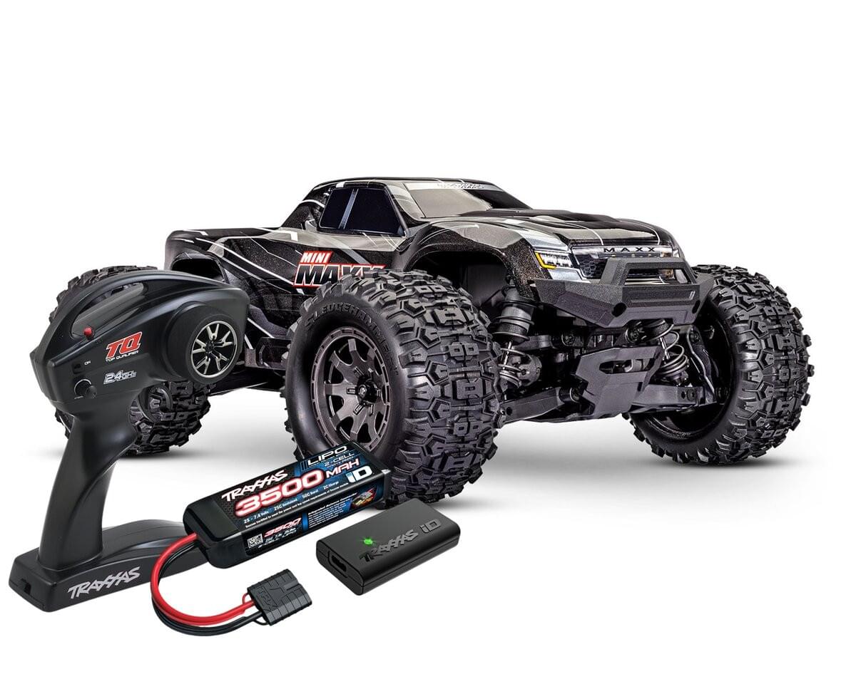 Traxxas Mini Maxx BL-2S - noir 107154-1 - Breizh Modélisme.