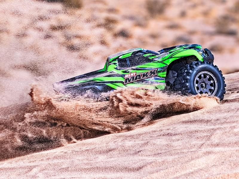 Traxxas Mini Maxx BL-2S - vert 107154-1 - Breizh Modélisme.