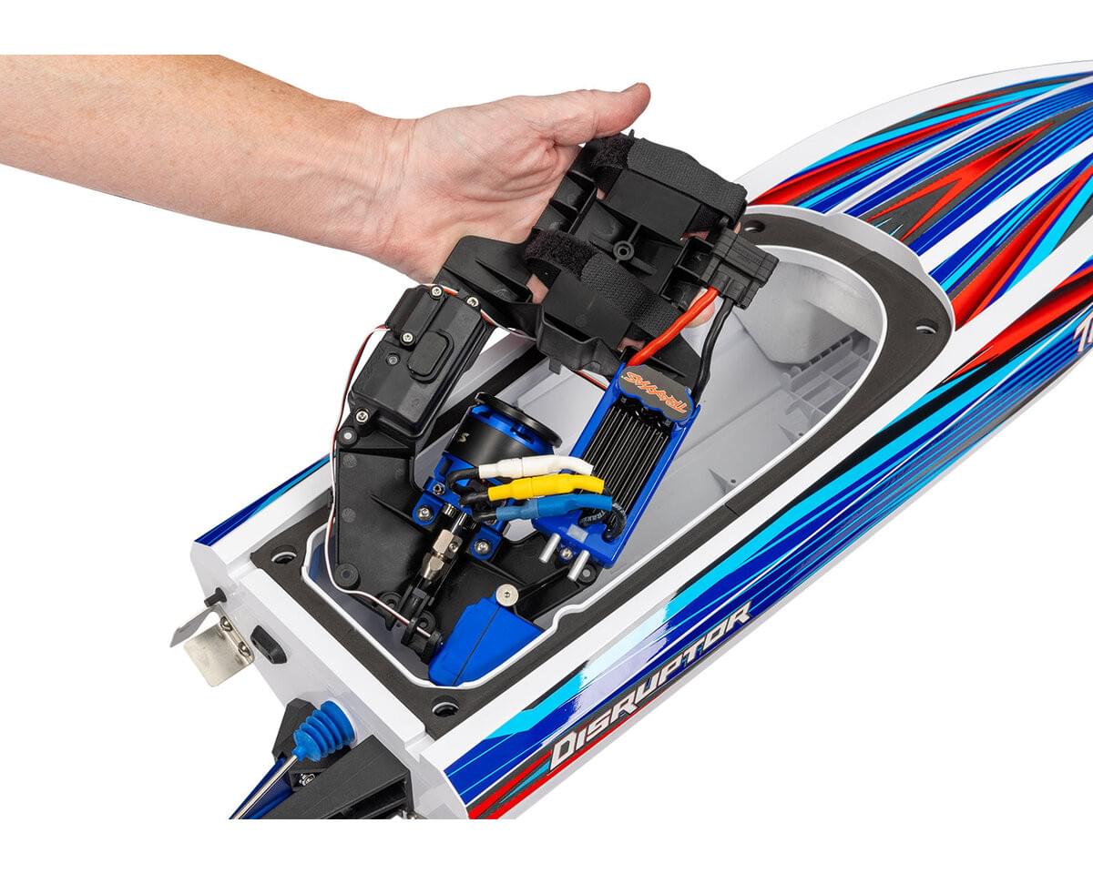 Traxxas Offshore Disruptor VXL 4S RTR 106064-4 bleu - Breizh Modélisme.