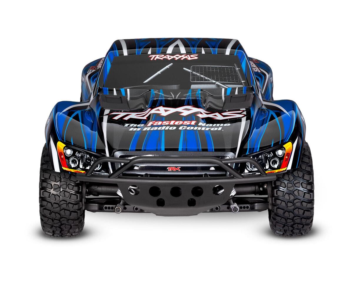 Traxxas Slash 4X4 VXL brushless HD 68386-4 bleu - Breizh Modélisme.