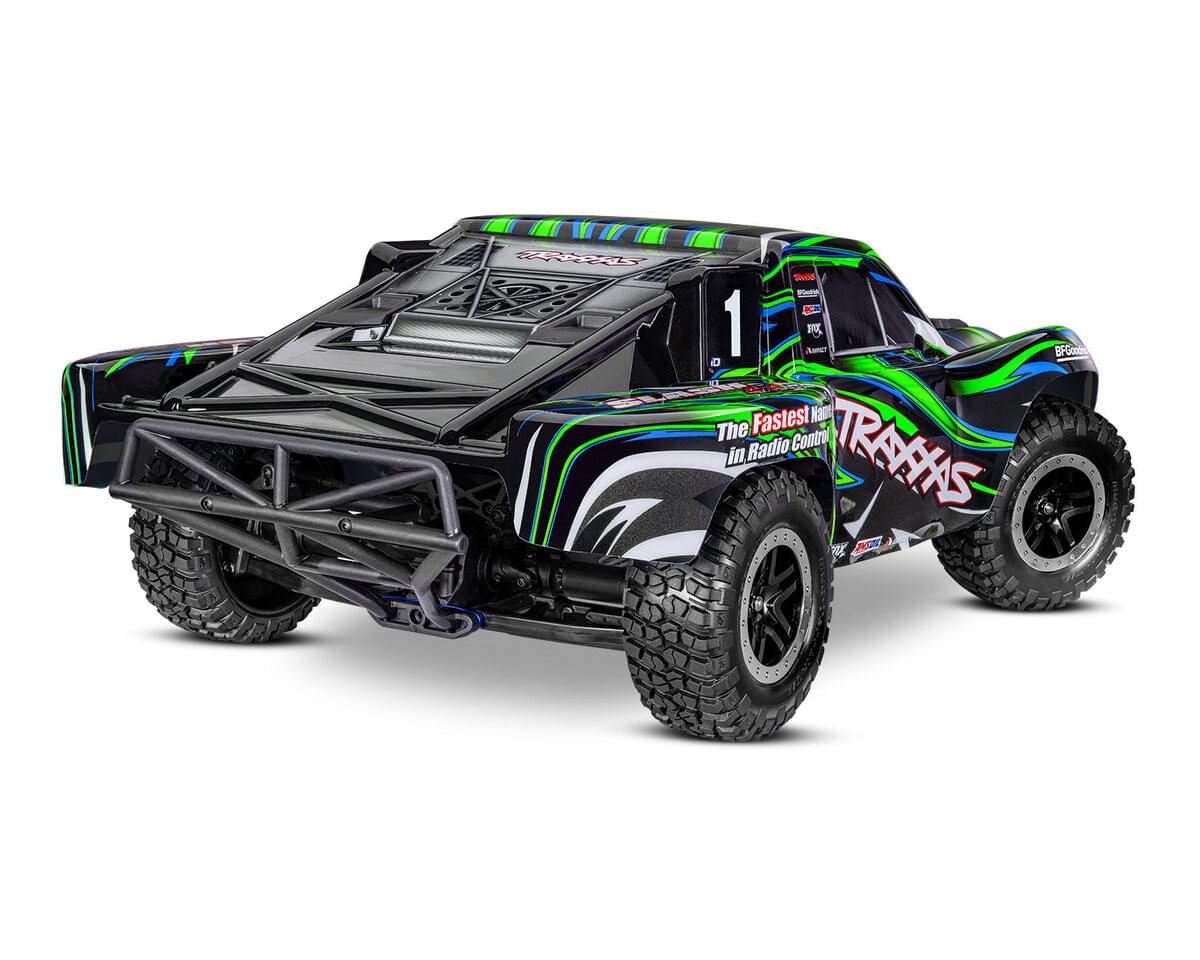 Traxxas Slash 4X4 VXL brushless HD 68386-4 vert - Breizh Modélisme.
