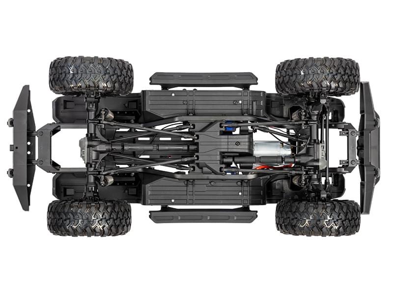 Traxxas TRX-4 Land Rover Defender Clipless RTR 82256-4 rouge - Breizh Modélisme.