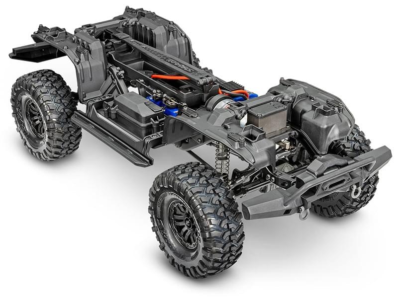 Traxxas TRX-4 Land Rover Defender Clipless RTR 82256-4 rouge - Breizh Modélisme.