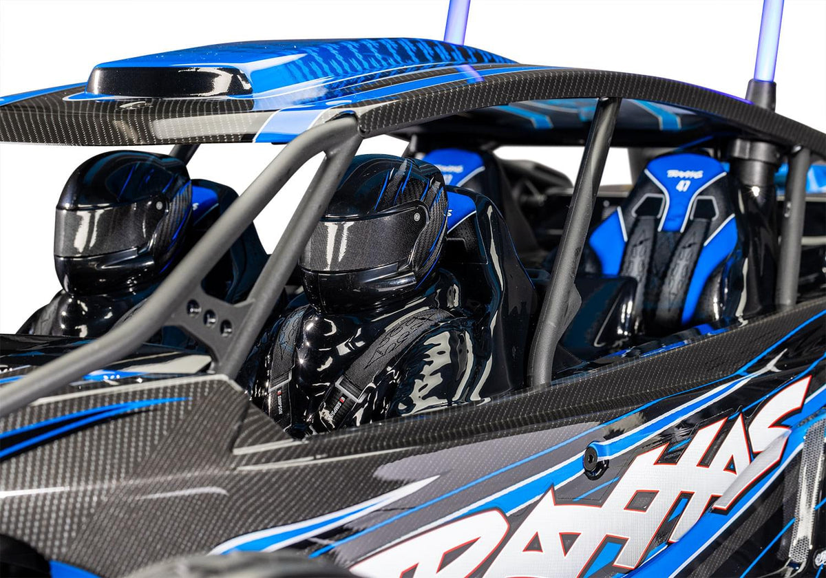 Traxxas Funco Pro scale Sand car VXL 8S TSM RTR 109076-4 Bleu - Breizh Modélisme.