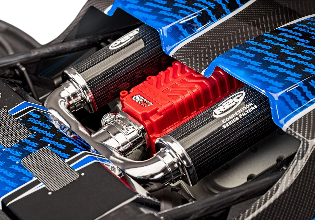Traxxas Funco Pro scale Sand car VXL 8S TSM RTR 109076-4 Bleu - Breizh Modélisme.