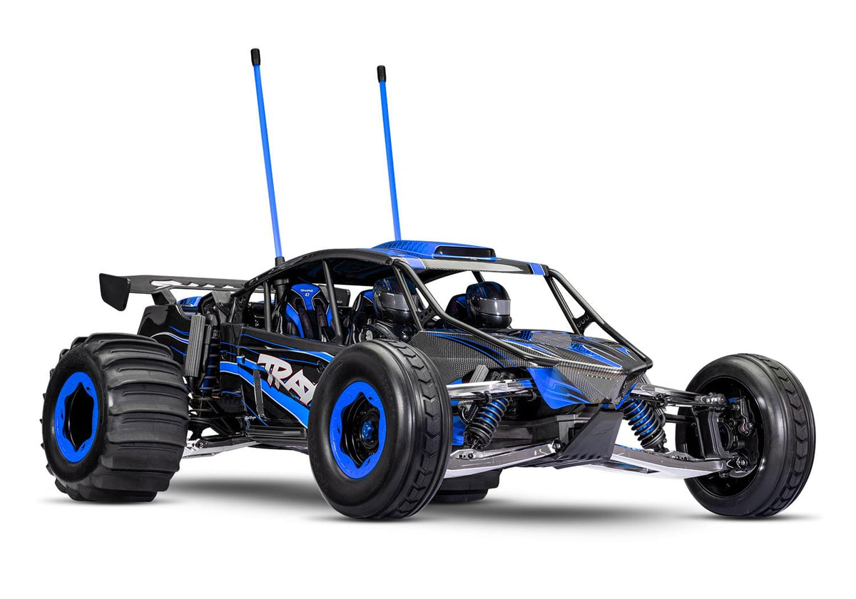 Traxxas Funco Pro scale Sand car VXL 8S TSM RTR 109076-4 Bleu - Breizh Modélisme.