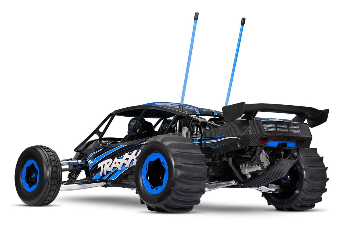 Traxxas Funco Pro scale Sand car VXL 8S TSM RTR 109076-4 Bleu - Breizh Modélisme.
