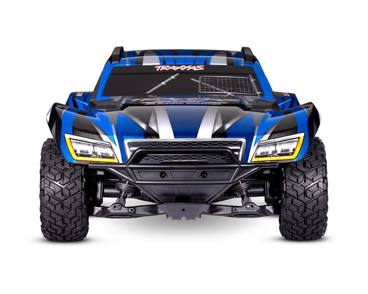 Traxxas Maxx Slash 6s Short Course 1/8 bleu 102076-4 - Breizh Modélisme.